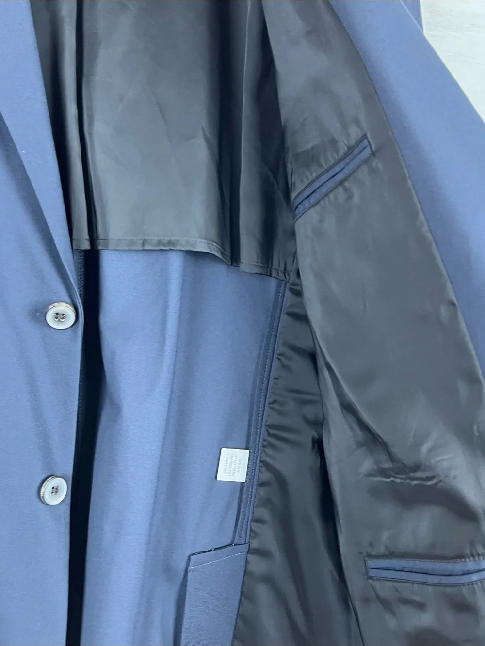 Rhone Blazer Mens L Blue Commuter Stretch Travel Sport Coat Performance Jacket